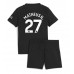 Maillot de foot Manchester City Matheus Nunes #27 Extérieur vêtements enfant 2025-26 Manches Courtes (+ pantalon court)